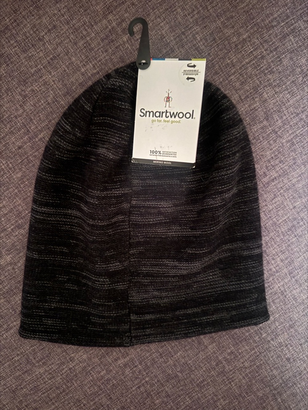 Smartwool Merino Wool Reversible Beanie NWT